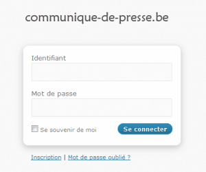 Login et mot de passe Login et mot de passe